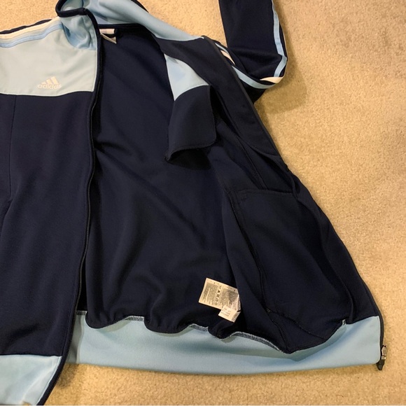Adidas Argentina Soccer Blue Full Zip Jacket Pockets Mens Size XL 2007 - Picture 14 of 15